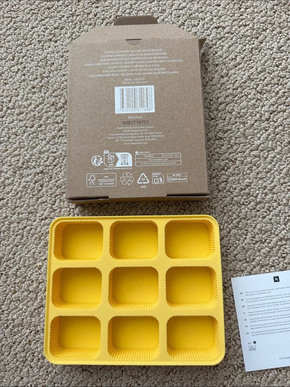 Nespresso barista ice